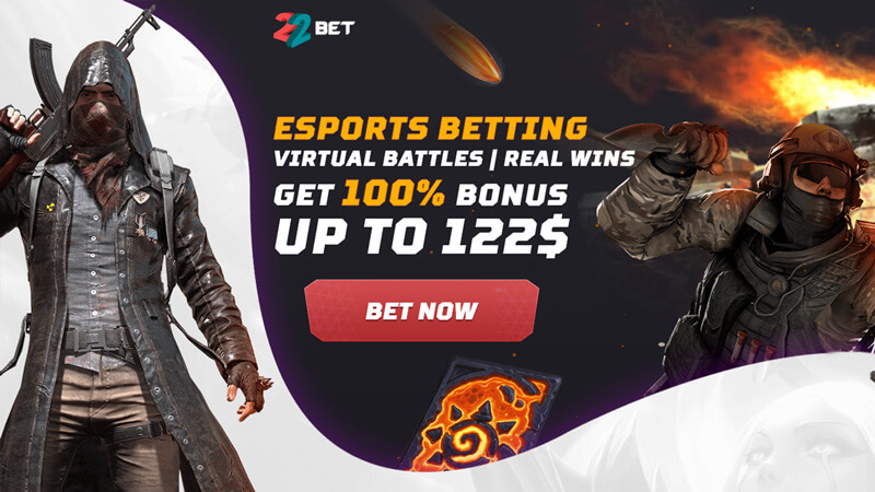 22bet review casino esports sports