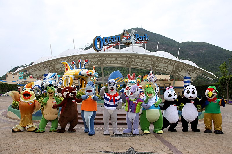 Ocean Park Hong Kong - Main Entrance of Ocean Park - CC BY-SA