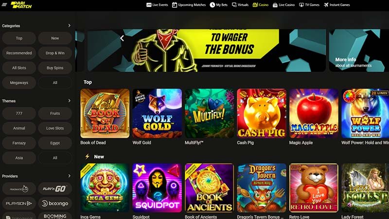 Parimatch Casino Games