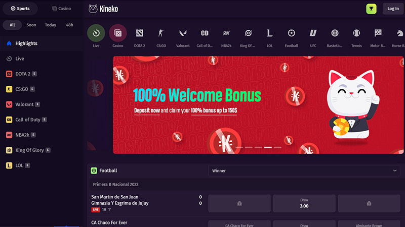 Kineko Review Welcome Bonus