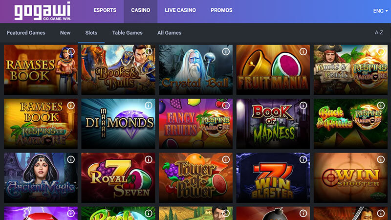 Gogawi Casino Games