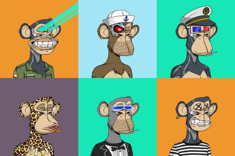 Various Bored Ape characters, tags: opensea daily - CC BY-SA