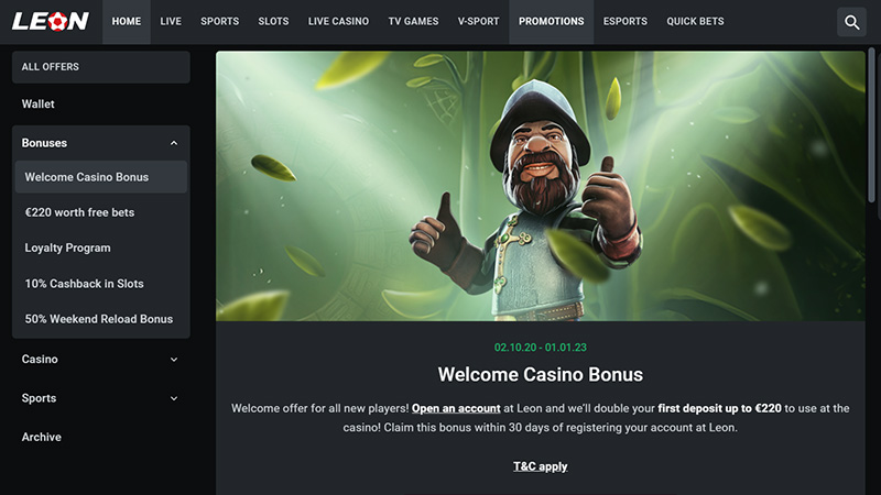 LeonBet Casino Review
