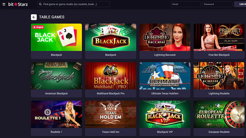 BitStarz Casino Games