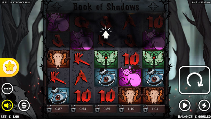 Book of Shadows Gamdom slots