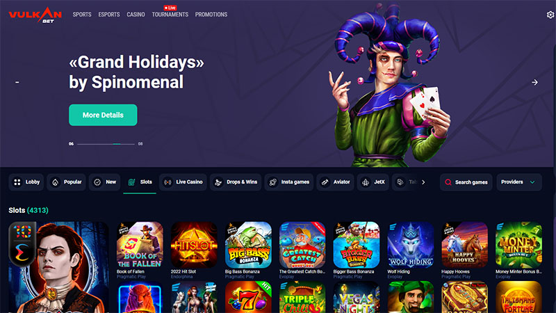 Vulkan Bet Review Casino