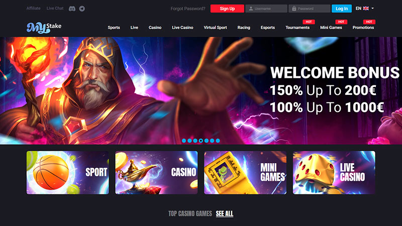 mystake casino bonus