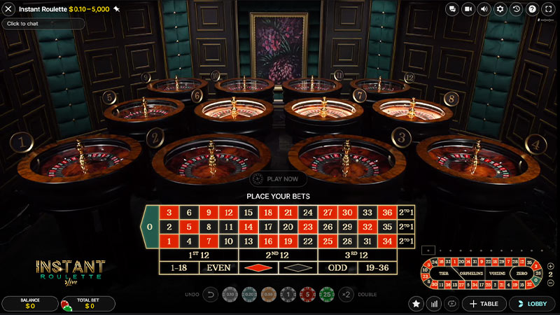 instant roulette heatz live dealer games
