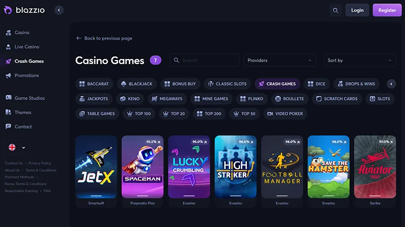 blazzio casino review