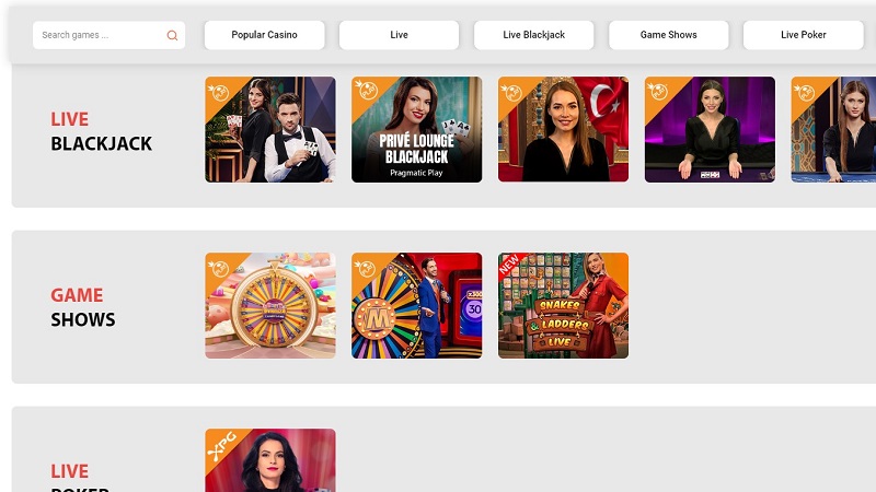 rolletto live casino games review