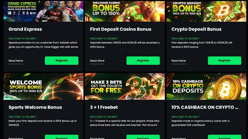 velobet casino review bonus