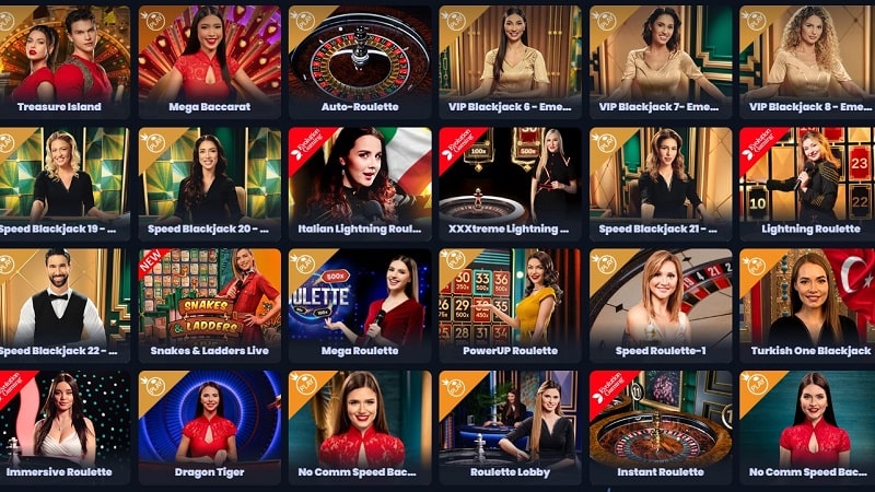 JackBit live casino